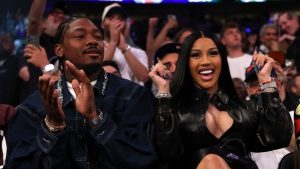Cardi B confirms she is pregnant with Stefon Diggs' baby.(Getty Images via AFP)