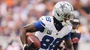Cowboys’ CeeDee Lamb could miss 3-4 weeks after suffering high ankle sprain in loss to Bears: report
