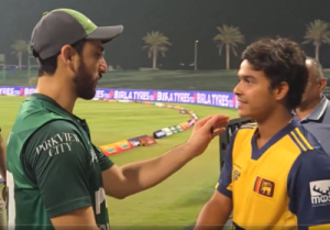 Days after losing father, Dunith Wellalage consoled by Pakistan skipper during Asia Cup