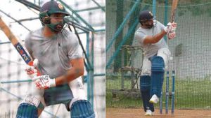 ‘I am here again’: Rohit Sharma shows match readiness in energetic net session
