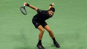Novak Djokovic of Serbia earlier defeated Jan-Lennard Struff of Germany in the fourth round of the men’s singles at the US Open(IMAGN IMAGES via Reuters Connect)