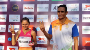 World Athletics Championships: India’s Sandeep Kumar 23rd, Priyanka 24th in 35km race walk