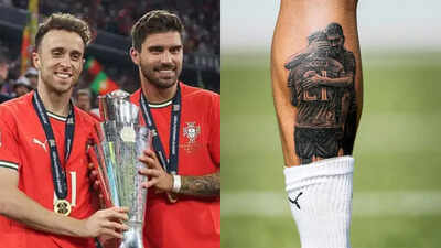 'You will never be forgotten': Ruben Neves reveals heartbreaking tattoo in memory of Diogo Jota