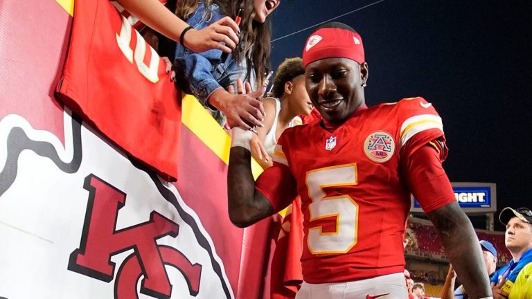 Chiefs’ Hollywood Brown got baptized days before two-touchdown game vs Lions: ‘Whole weekend’s been amazing’