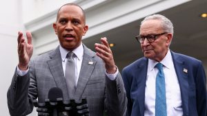 Dems fundraise off government shutdown as Hakeem Jeffries urges supporters to ‘keep the faith’