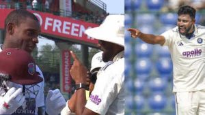 IND vs WI: Mohammed Siraj warns Justin Greaves against scoring more runs; decision backfires