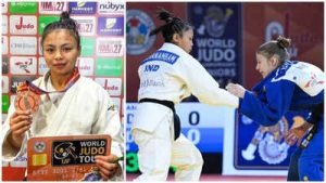 Judoka Linthoi Chanambam scripts history with India’s first-ever Junior World Championships medal
