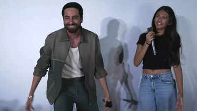 'Really sorry for beating up your father': Ayushmann Khurrana's fun banter with Nawazuddin Siddiqui’s daughter Shora at Thamma screening steals the show