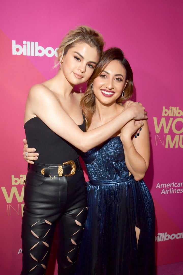 Francia Raísa, seen on right with Selena Gomez, has acknowledged that the two have weathered "rocky and tricky" times in their friendship over the years.