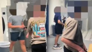 Video from a locker room in Stone Bridge High School where a trans male was in a male bathroom.