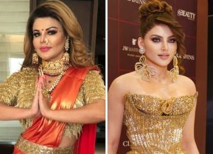 Rakhi Sawant slams Urvashi Rautela over latter’s ‘all natural’ claim: “Humne tumhare purane photos dekhe hain!”